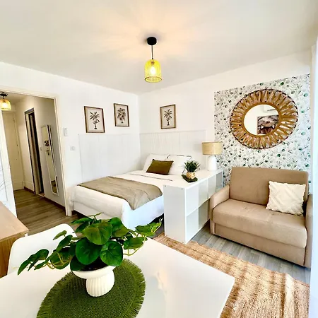 Appartement 30m2 Vue Terrasse A 1min Des Plages